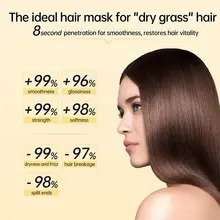 علاج فوري للشعر التالف و أضرار الحرارة  - قناع الشعر بالكولاجين