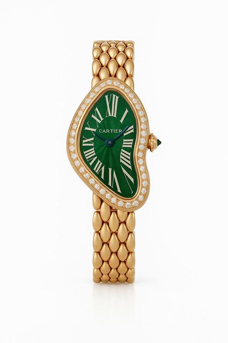 Cartier crash gold vert