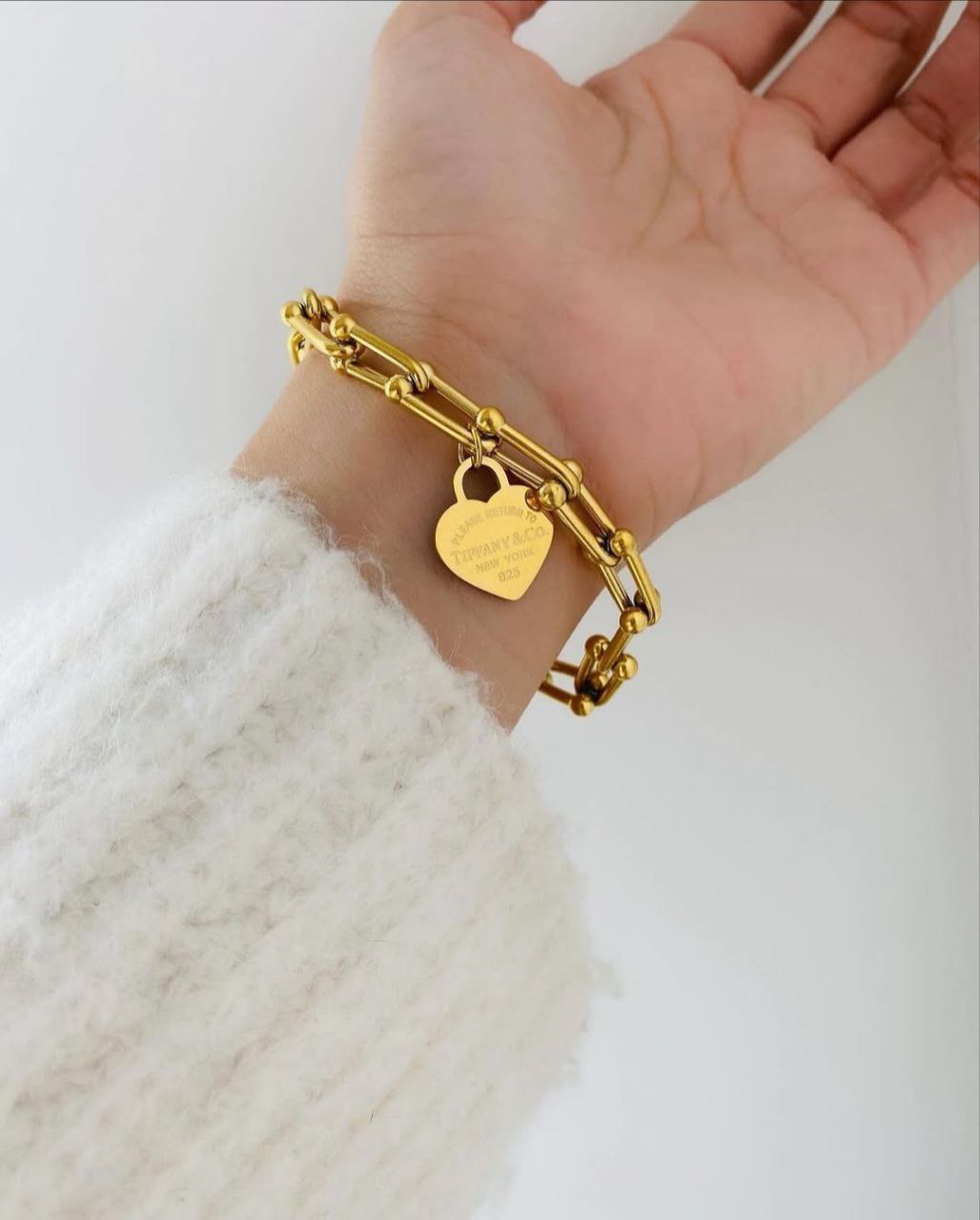 Braclet Tiffany En Acier Inoxydable