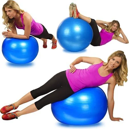 Yoga Ball Fitness Pilates Balance Yoga Fitness Training Gimnasio con bomba antideslizante Gym Fitness Training