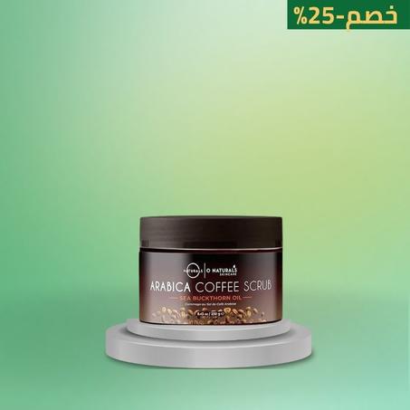 مقشر الجسم مكون من القهوة