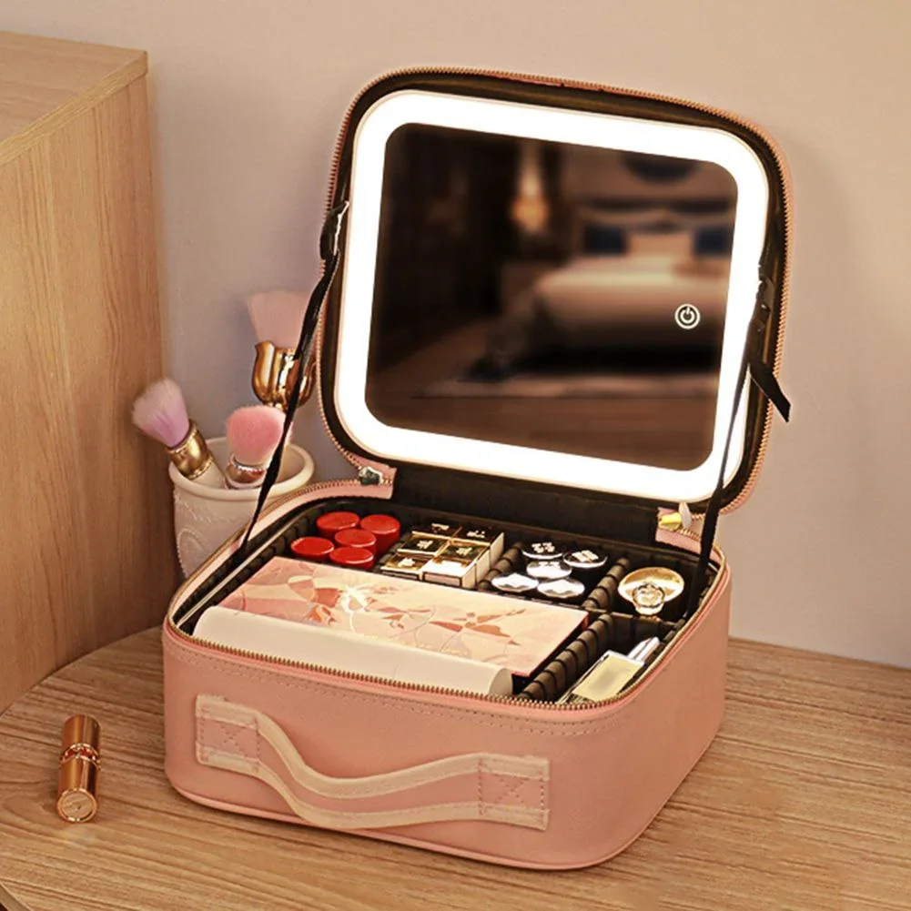 LED Makeuptrain case