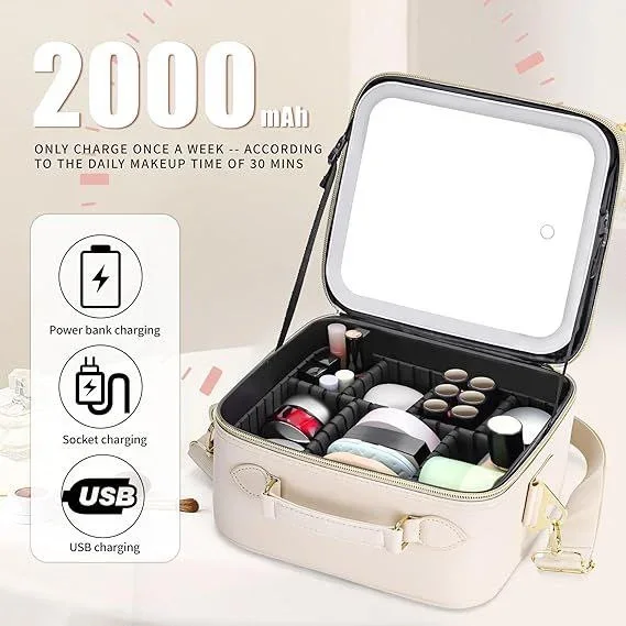 LED Makeuptrain case