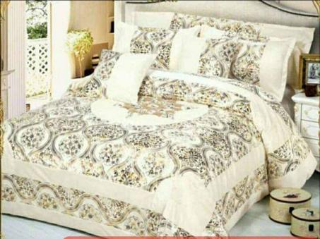 Couvre lit faux daim 3 pieces turkey qualité premium