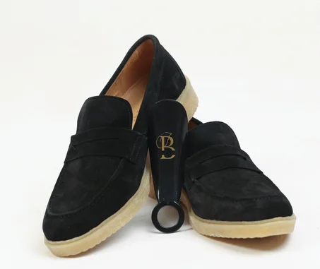 Mocassin Loafer Daim noir