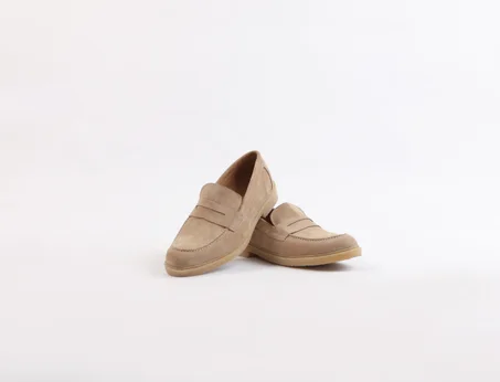 Mocassin Loafer Daim beige