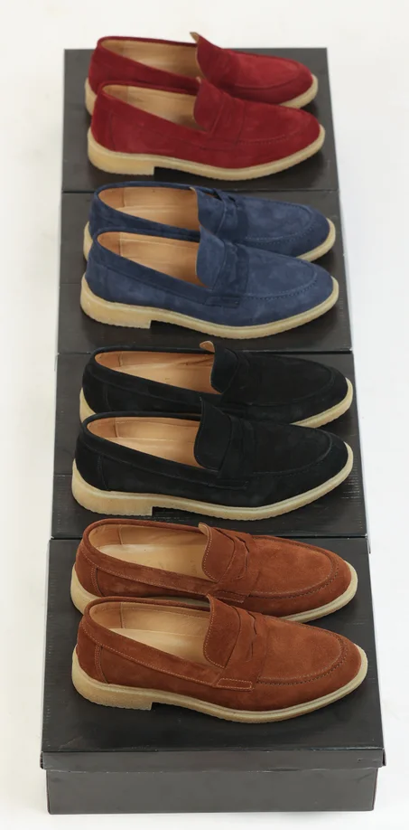 Autres couleurs Mocassins Loafers Daim (Sur commande)
