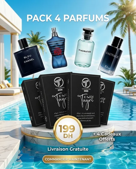 Pack 4 Parfums Premium - 199 DH