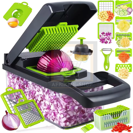 Hachoir à Légumes Multifonctions 14 Pièces