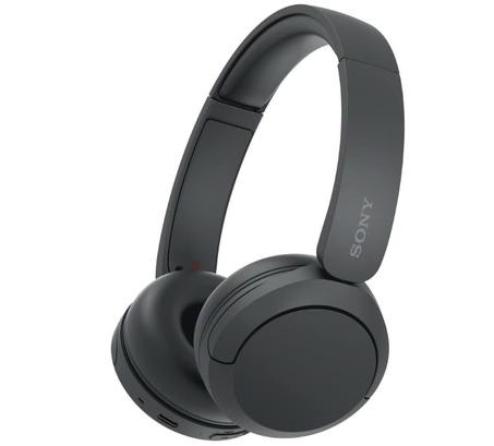 سماعة بلوتوث لاسلكية فوق الاذن مع ميكروفون للمكالمات الهاتفية من سوني WH-CH520، اسود