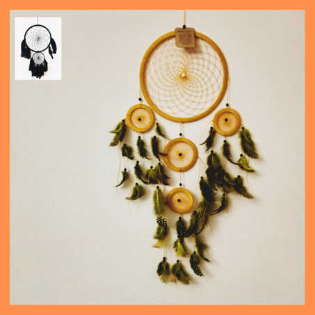 Dream Catcher Maya Jaune