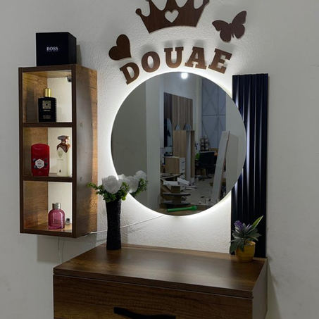 🌟 جميع القطع بإضاءة LED🎁 فاخرة! 🌟 😍 اكتشفي الجمال والتنظيم في قطعة واحدة 💎