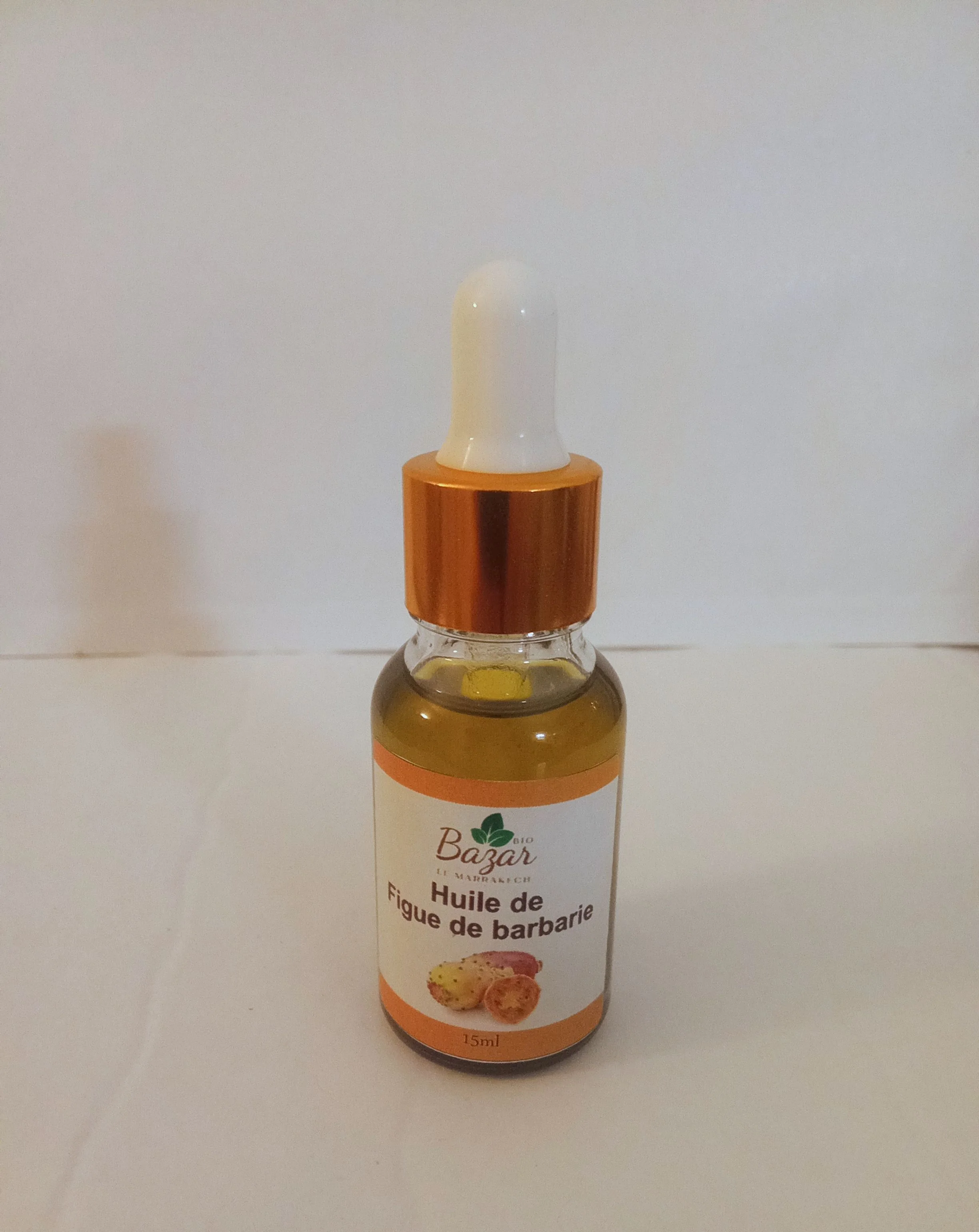 Pure huile de figue de Barbarie du maroc Certifié ISO 22716