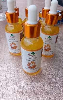 Pure huile d'Argan du Maroc 30 ml Certifié ISO 22716