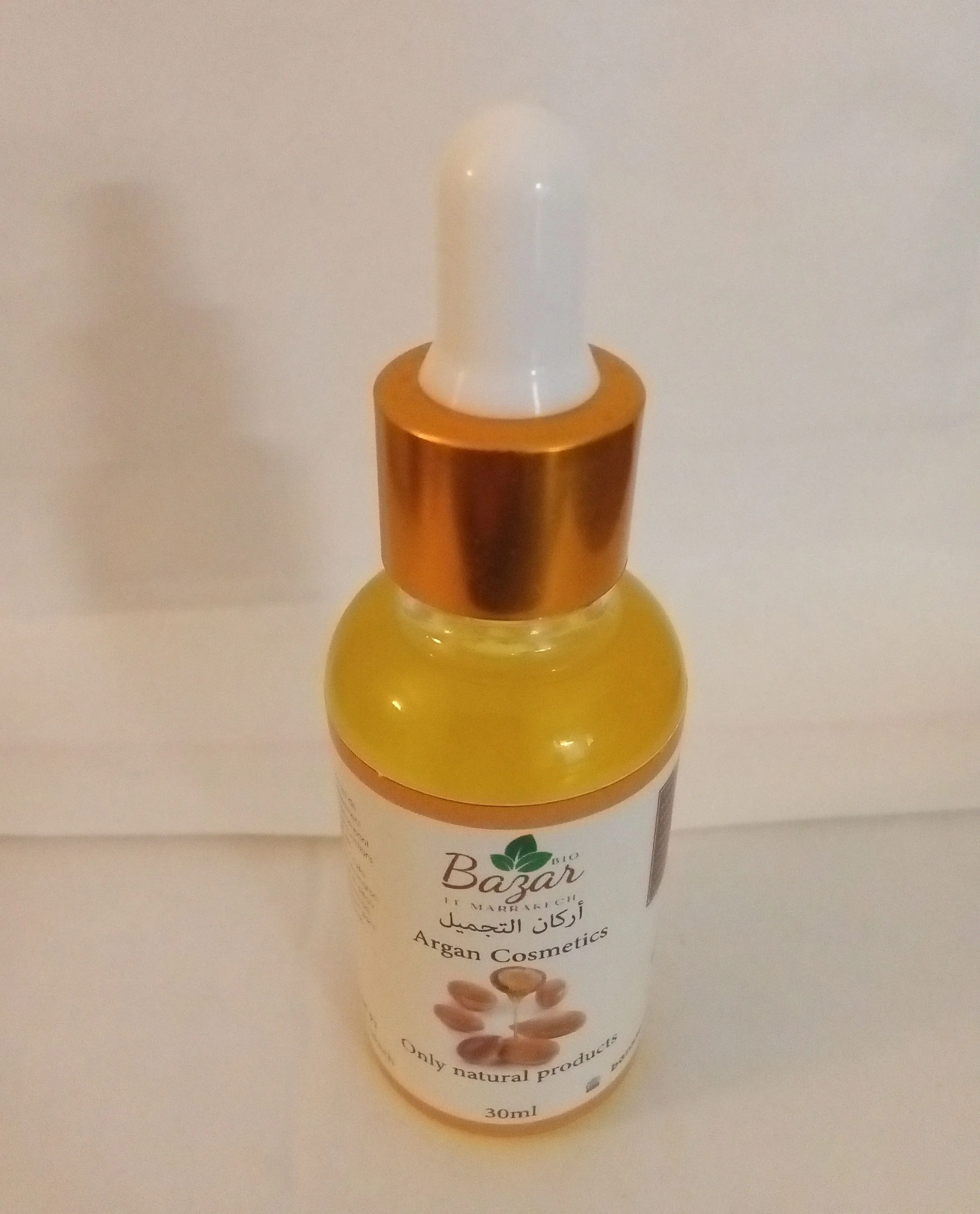 Pure huile d'Argan du Maroc 30 ml Certifié ISO 22716