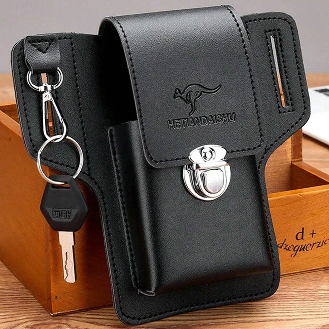 🔥 -50% DE REDUCTION 🔥 Sac Ceinture en Cuir pour Hommes