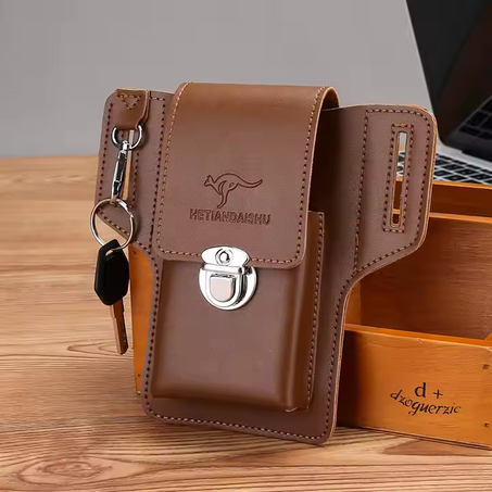 🔥 -50% DE REDUCTION 🔥 Sac Ceinture en Cuir pour Hommes