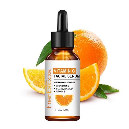 Sérum visage anti-âge à la vitamine C et E