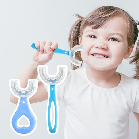 فرشاة أسنان للأطفال من السيليكون u-type