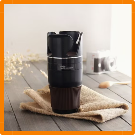 حامل أكواب للسيارة متعدد الوظائف