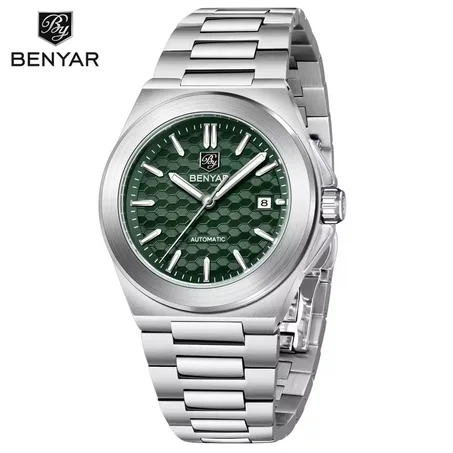 New Watches Mens 2026 Top Brand Luxury BENYAR Mechanical Wristwatches Business Automatic