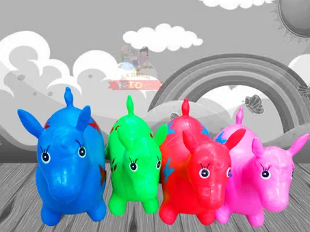 دميات الحصان للرضاع بعدة الوان