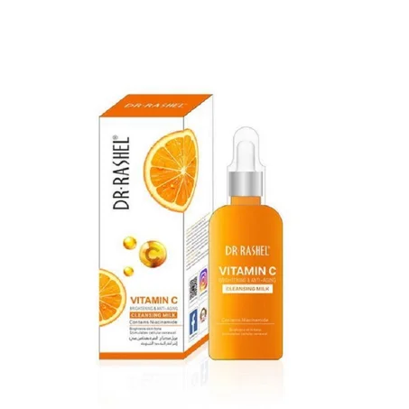 Lait nettoyant éclaircissant et anti-âge à la vitamine C - 100 ml