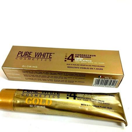 Crème Pure White Gold Glowing éclaircissante anti tâches