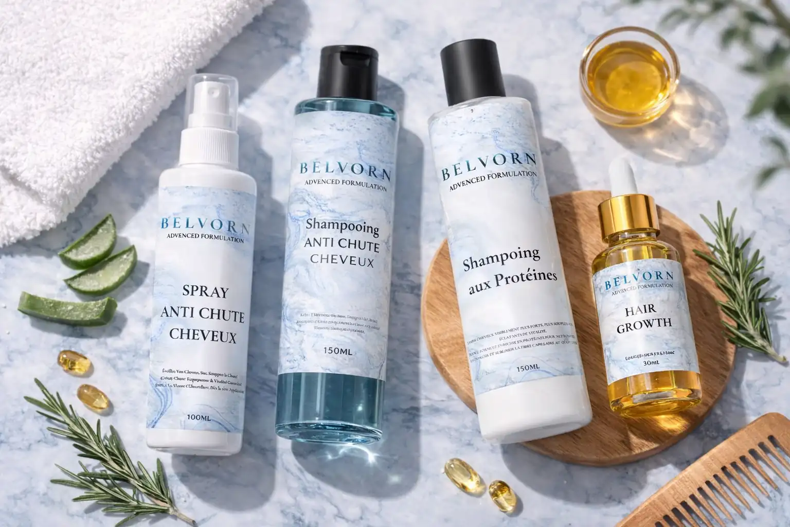 Collection Croissance & Soin des Cheveux