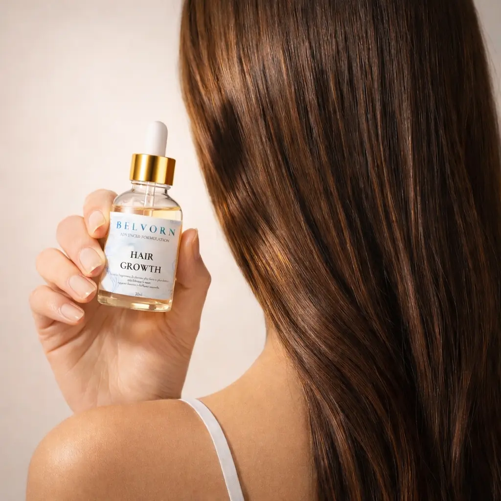 Huile de Croissance Capillaire BELVORN – 30ml