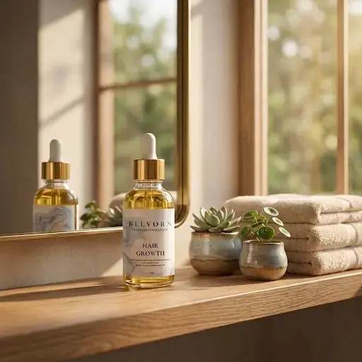 Huile de Croissance Capillaire BELVORN – 30ml