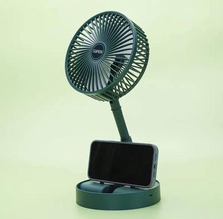 مروحة محمولة قابلة للطي و قابلة للشحن