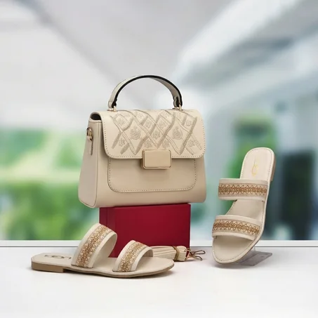 sandale + sac .tendance mode