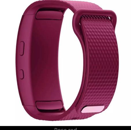 Bracelet en silicone de couleur aubergine  pour Samsung Gear Fit & Gear Fit 2 Pro.