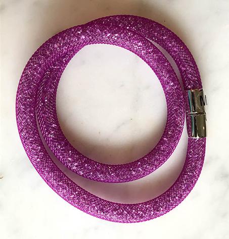 Bracelet en cristal Swarovski Stardust rose - Lame/PDS Incentive 40 cm - Article 5287196