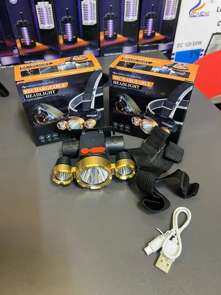 🔦 مصباح رأس LED – إضاءة قوية أينما ذهبت!