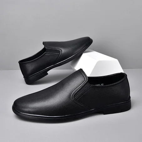 MOCASSINS NOIRS SANS LACETS – STYLE PROFESSIONNEL 2026 BF