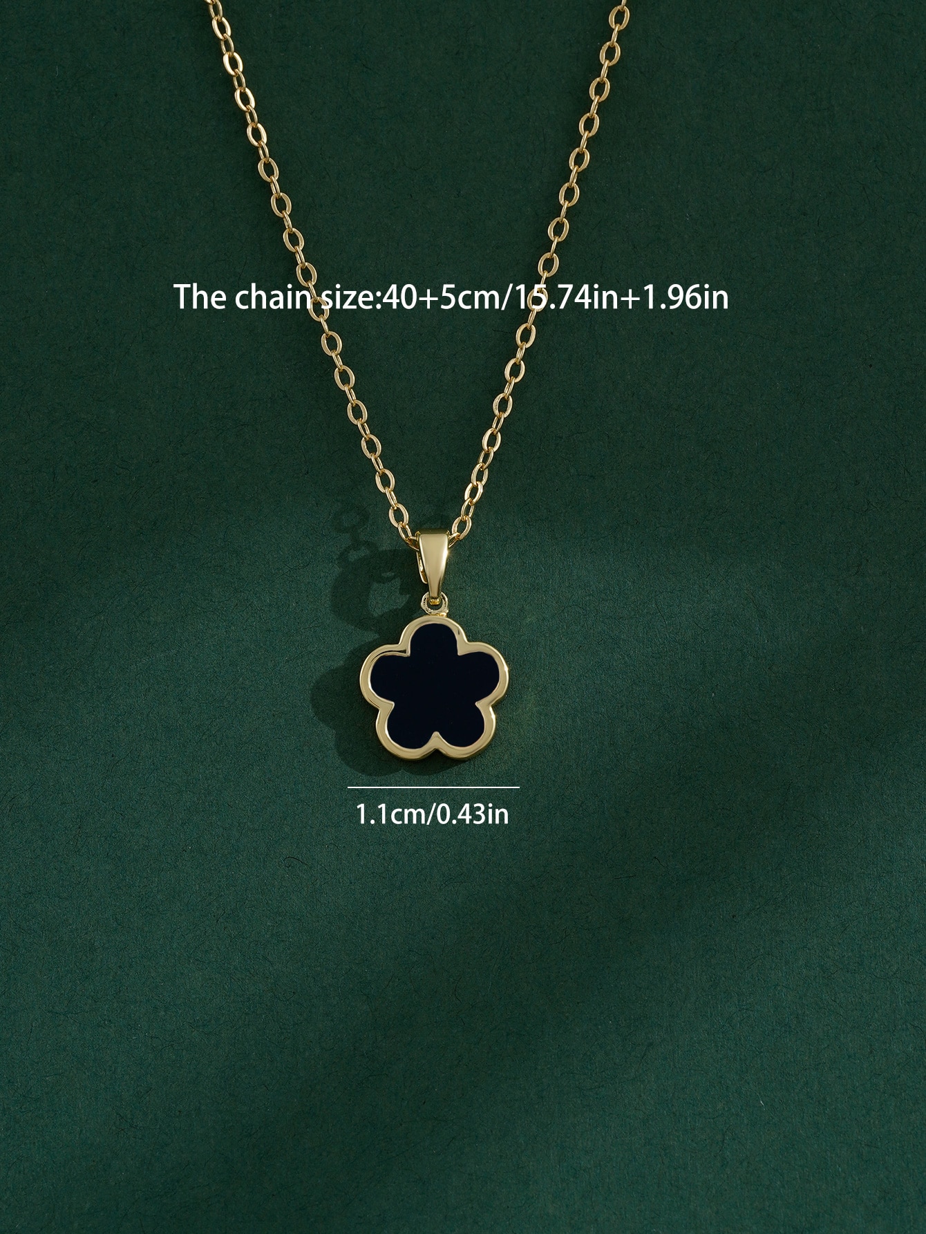 Collier à pendentif fleur