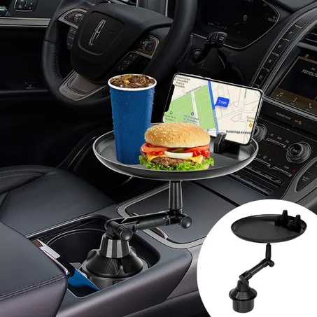 صينية حاملة الطعام والأكواب للسيارة