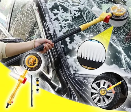 فرشاة غسيل لا حاجة للكهرباء، إنها تدور بواسطة ضغط الماء