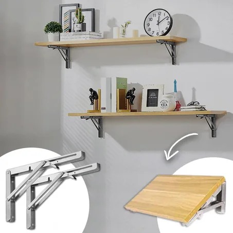 حامل قابل للطي لرف الحائط