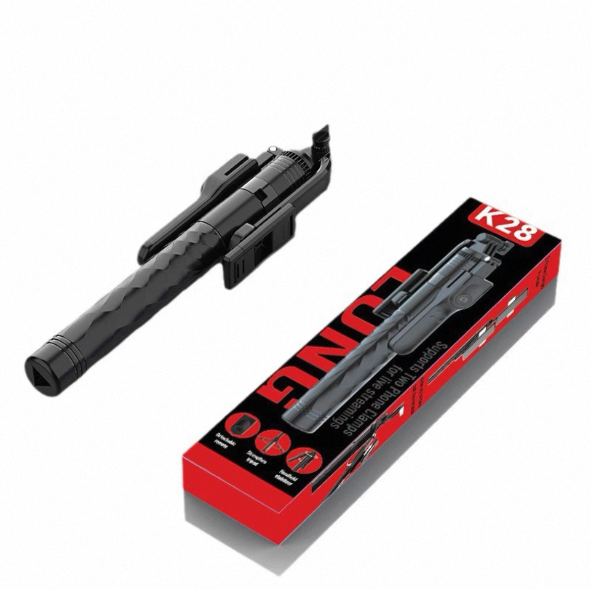 Trépied K28 – 175 cm avec télécommande Bluetooth