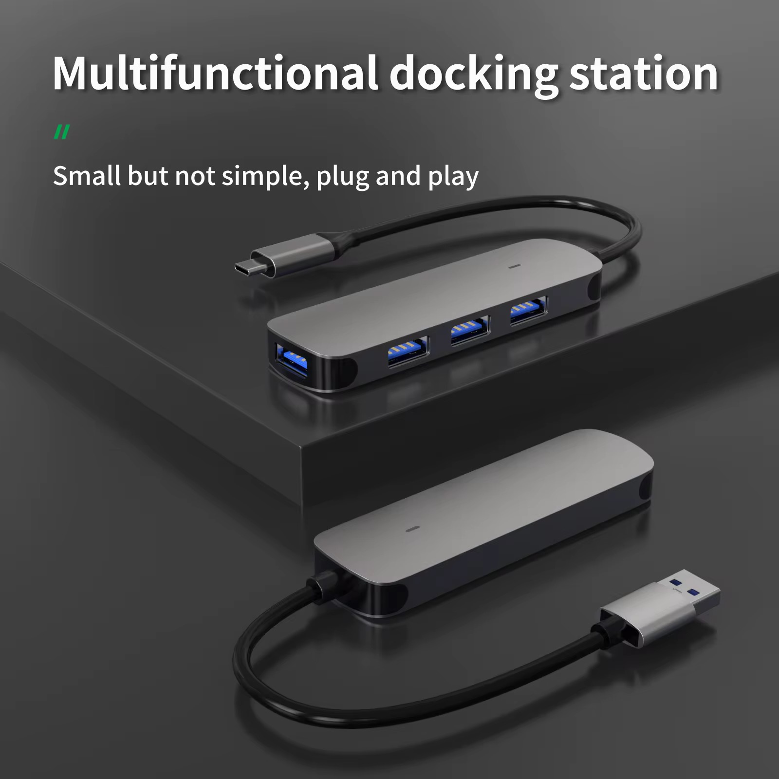 Hub USB-C 4 en 1
