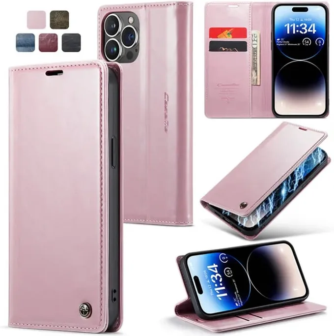 CUIR PREMUIM Etui IPHONE Portefeuille/Porte Carte / Support Video/PROTECTION 360°