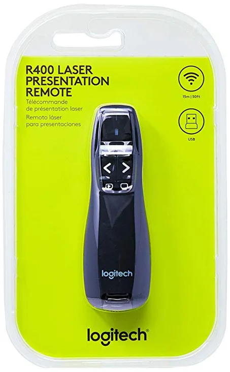 TÉLÉCOMMANDE DE PRÉSENTATION LASER R400 pour Datashow مؤشر للتحكم بالعروض التقديمية