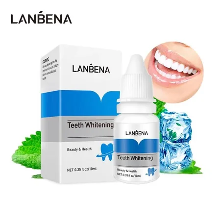 LANBENA – sérum blanchissant, Gel, soins dentaires, hygiène buccale, élimine les taches, Plaque dentaire, Essence de nettoyage, dentifrice