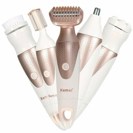 مجموعة العناية بالوجه و الجسم و ازالة الشعر 5 وظائف في 1