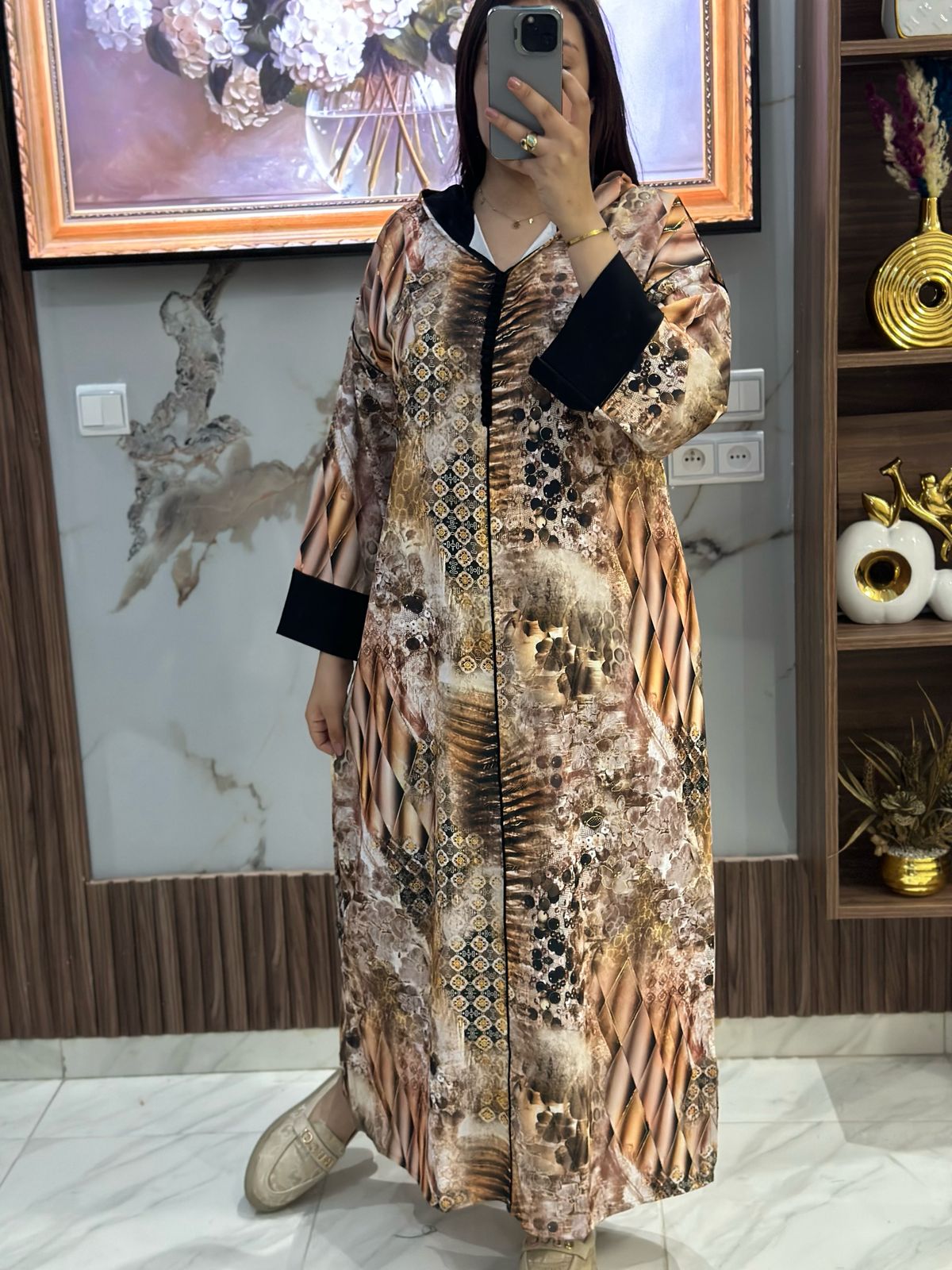 جلابة نسائية بشال