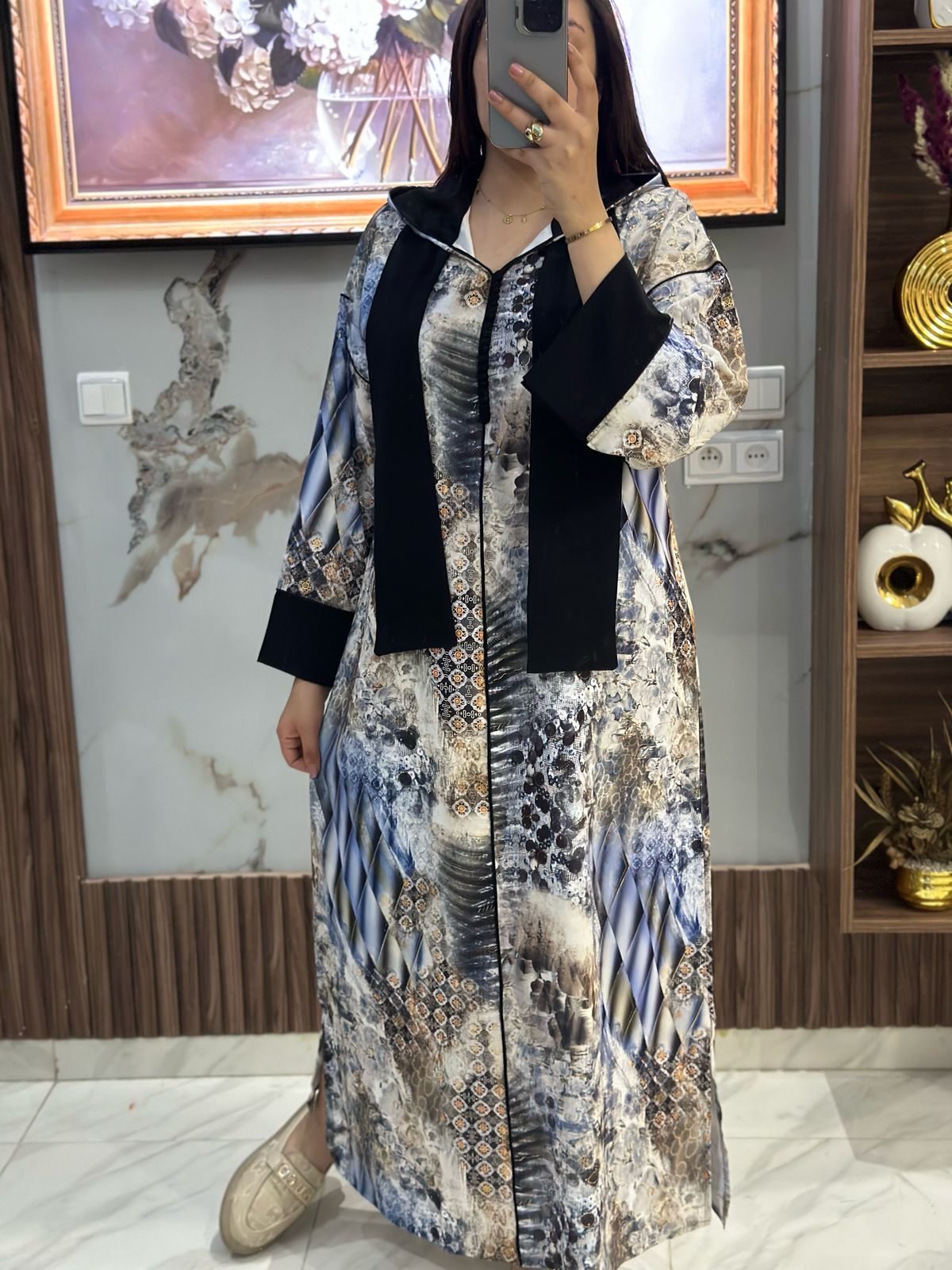 جلابة نسائية بشال