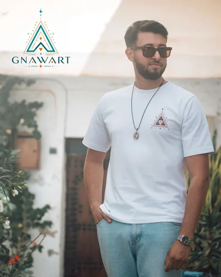 GNAWART — Maâlem Trance  T-shirt coupe droite unisexe